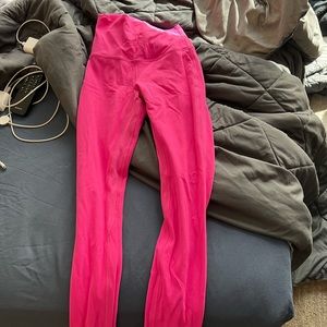 Pink Lululemon leggings